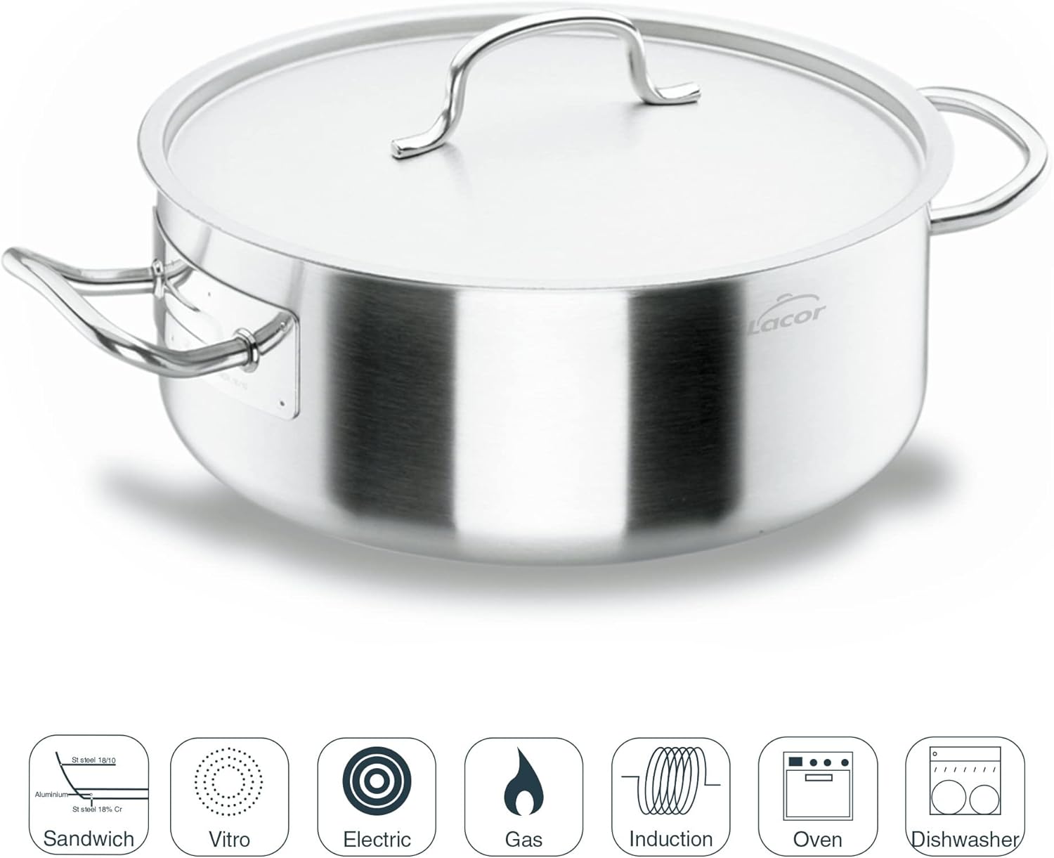 Lacor 50032 - Pentola, 32 cm - immagine 5