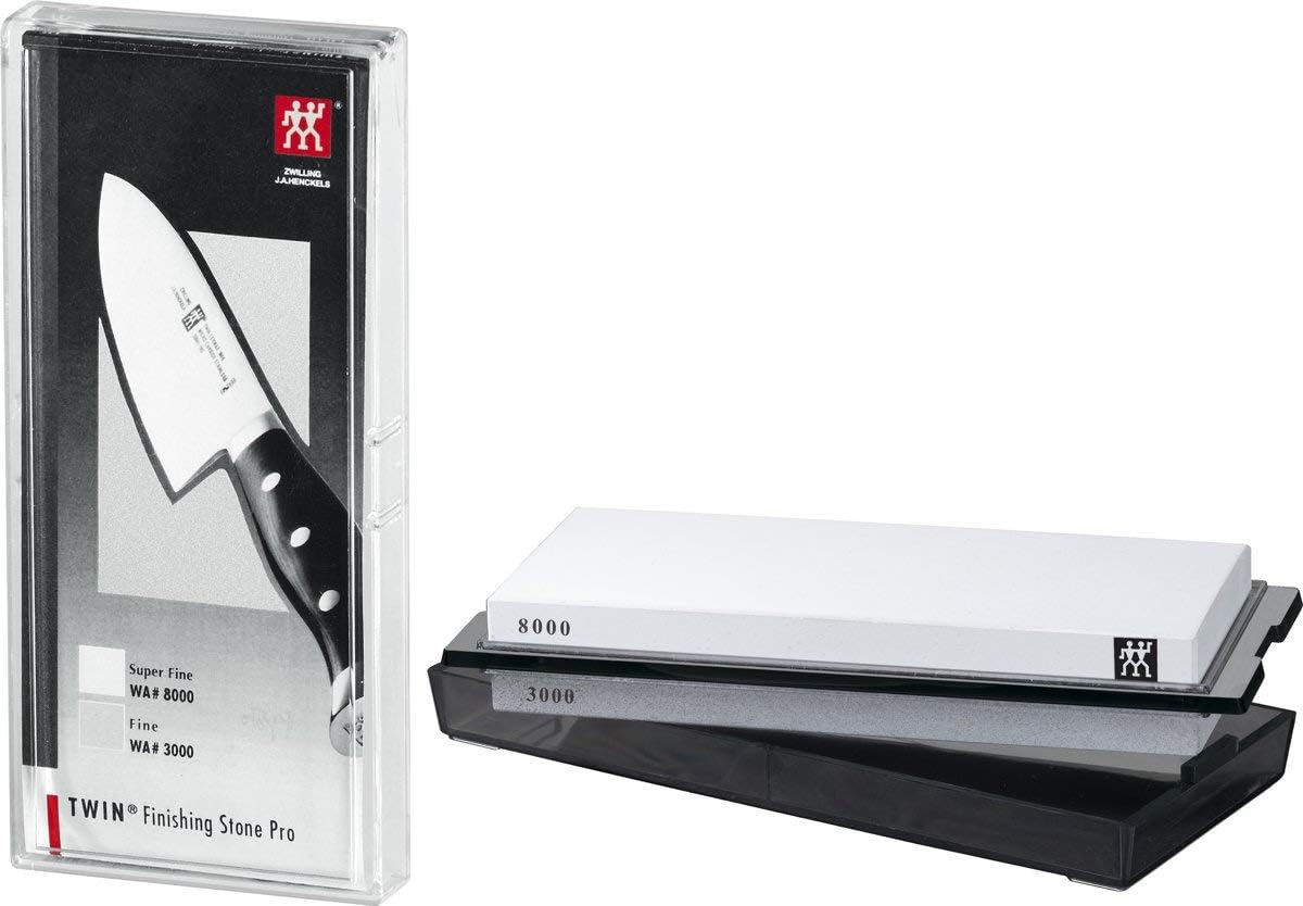 ZWILLING Pietra per Affilare, Ceramica, Bianco, 20 x 8.5 x 4.2 cm