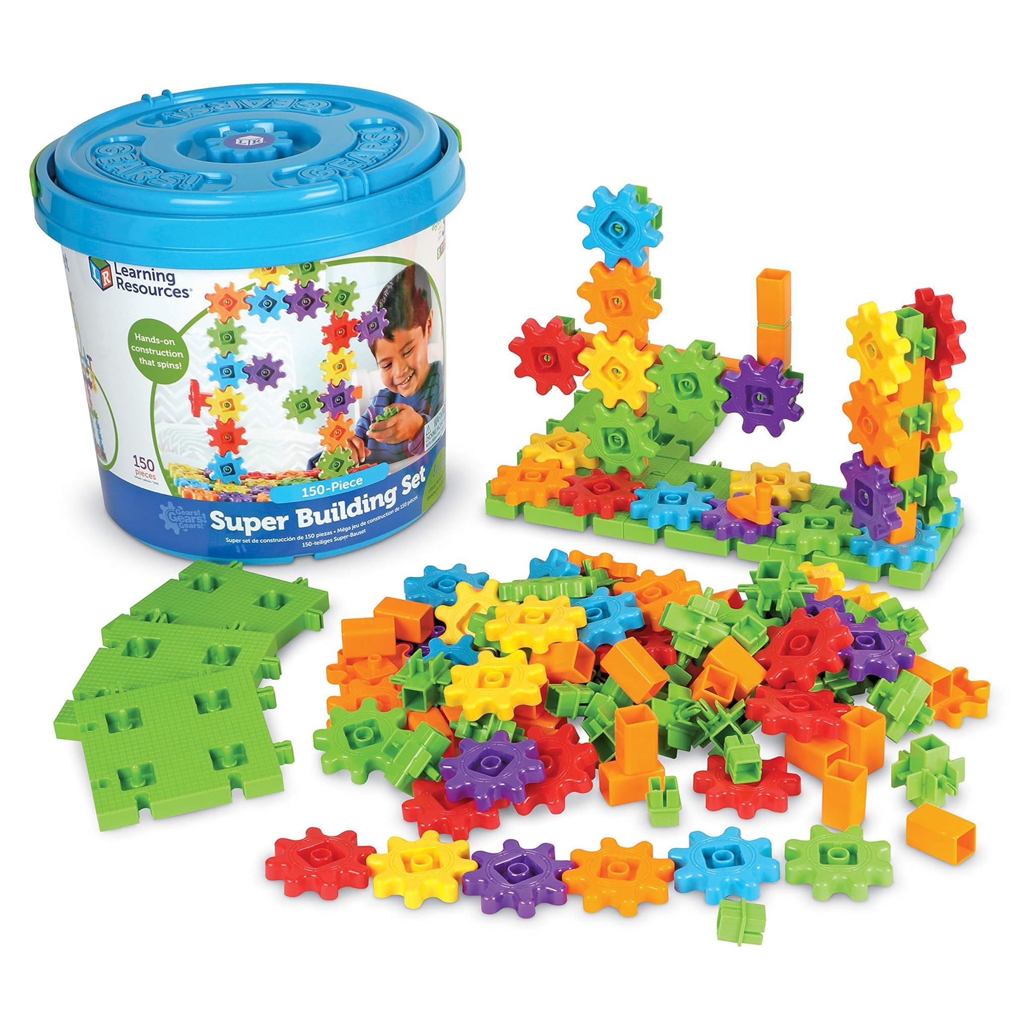 Learning Resources Super Set di Costruzioni Gears Gears Gears