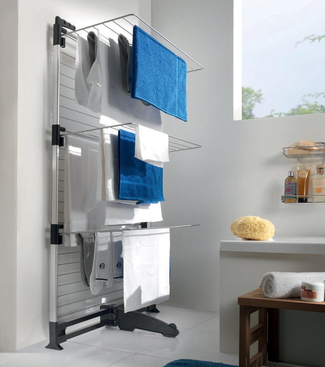 Metaltex Ciclone - Stendibiancheria verticale a 3 piani - (405870) - immagine 3