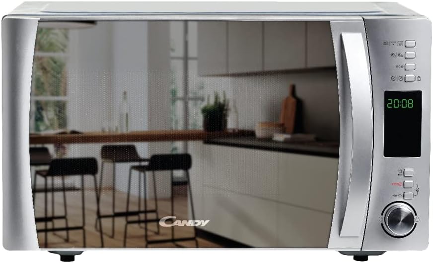 Canfo Naturals Microonde Con Grill E App Cook-In, 25 L, 1450 W, Argento