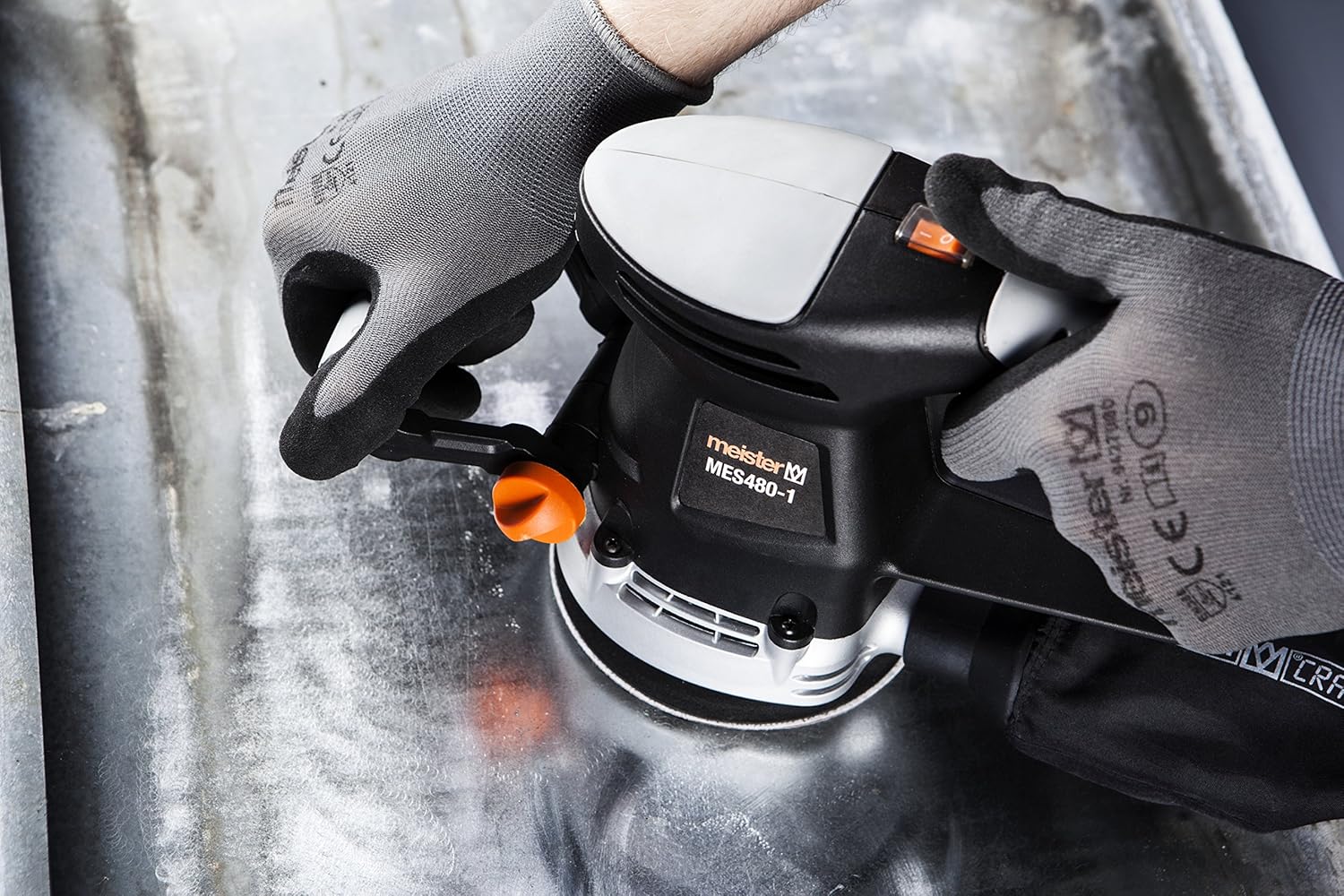 Meister, Levigatrice orbitale, 480 W, MES480-1, 5457200 - immagine 4