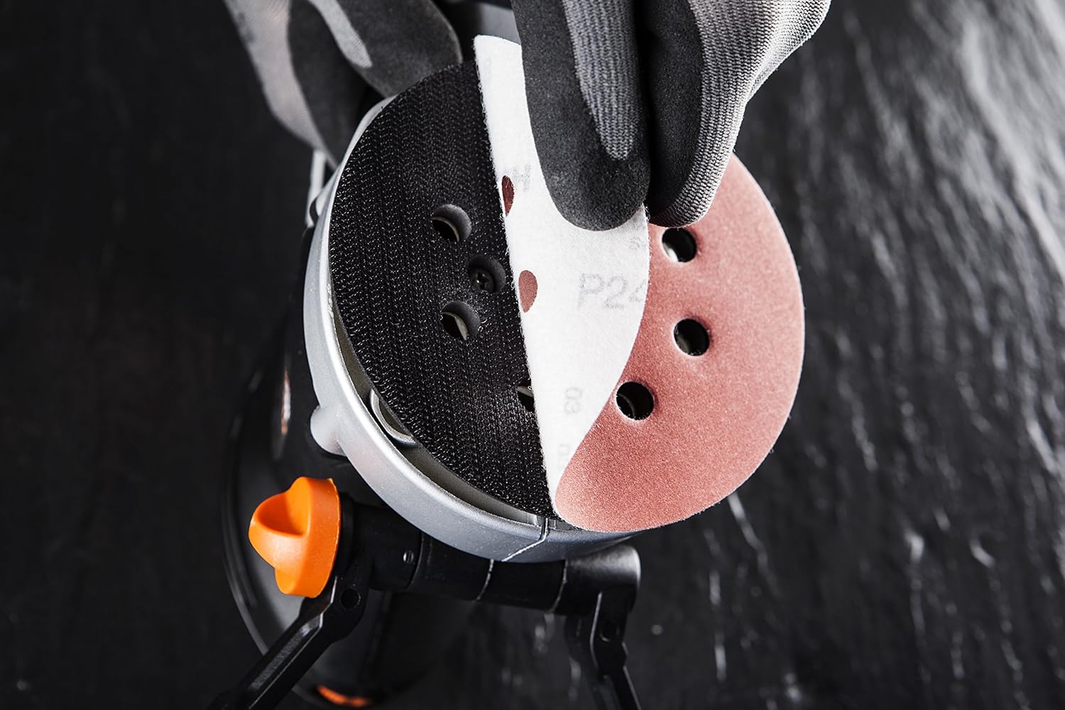 Meister, Levigatrice orbitale, 480 W, MES480-1, 5457200 - immagine 5