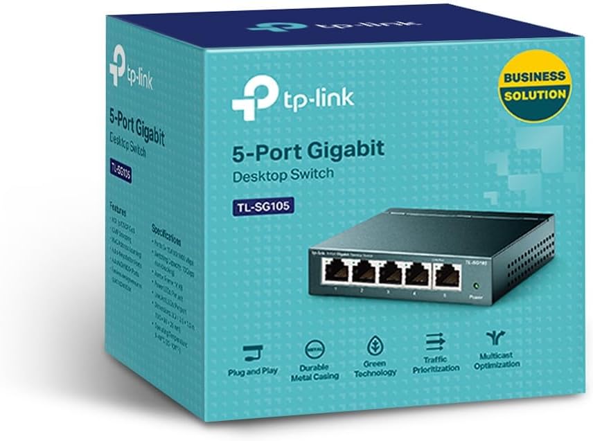 Tp-link TL-SG105 Switch 5 Porte Gigabit - immagine 8