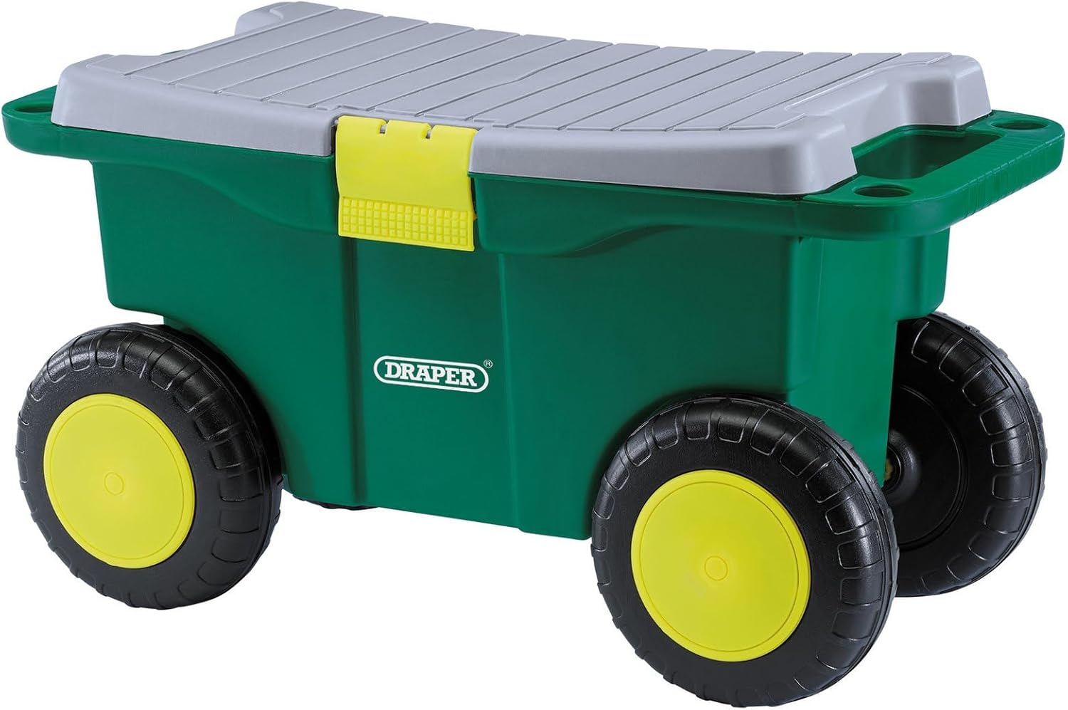 Draper 60852 Carrello Porta Attrezzi e Sgabellino, Verde