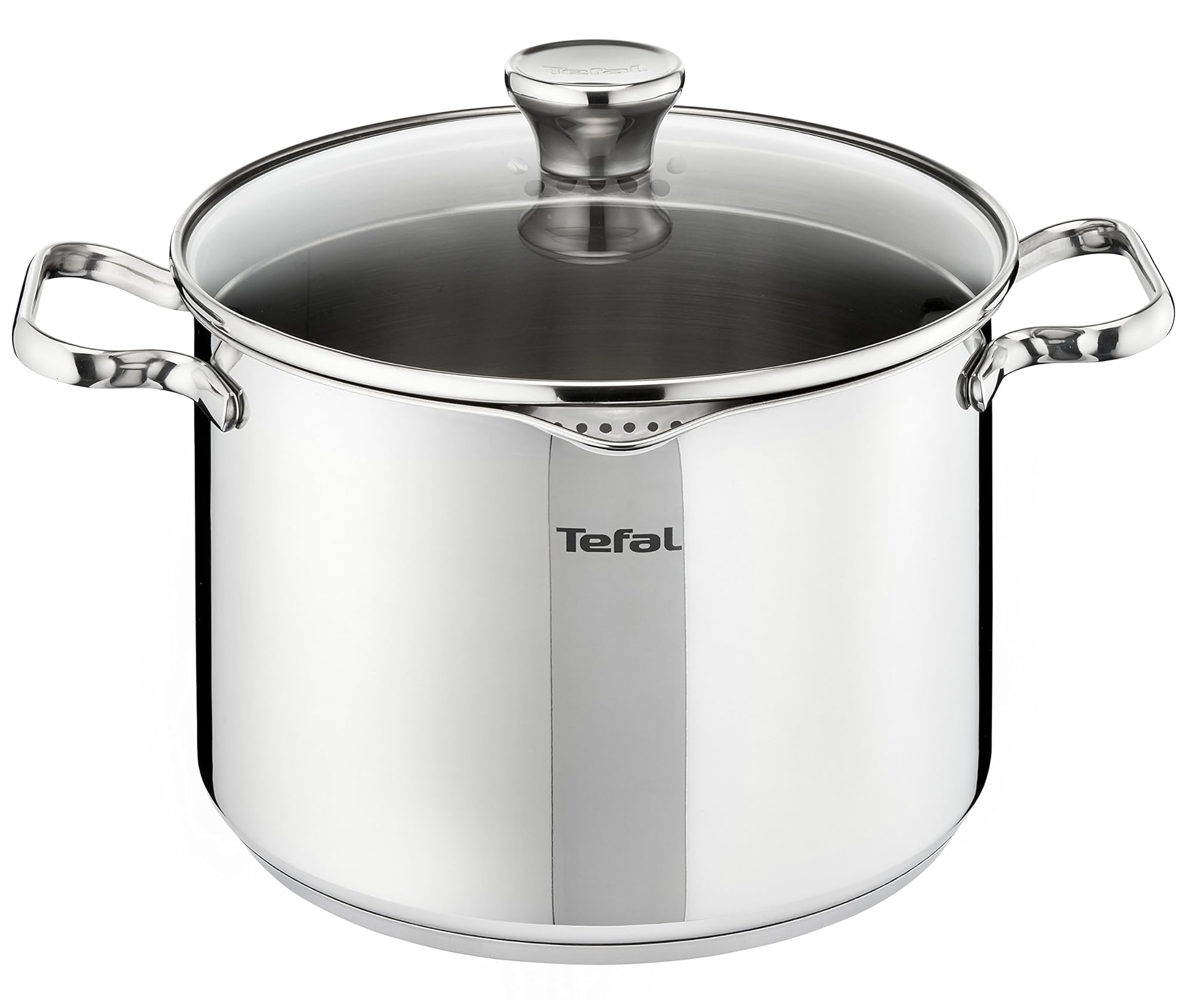Tefal A705A835 Set 4 Pezzi + 3 Coperchi in Vetro, Argento