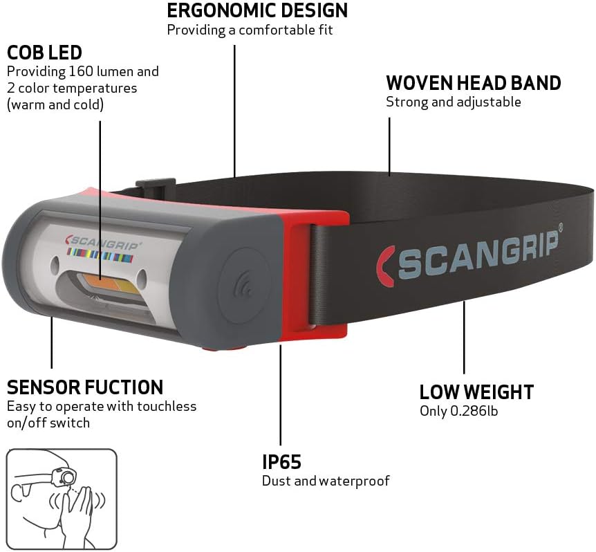 Scangrip 03.5446 I-Match 2 - Lampada Frontale - immagine 2