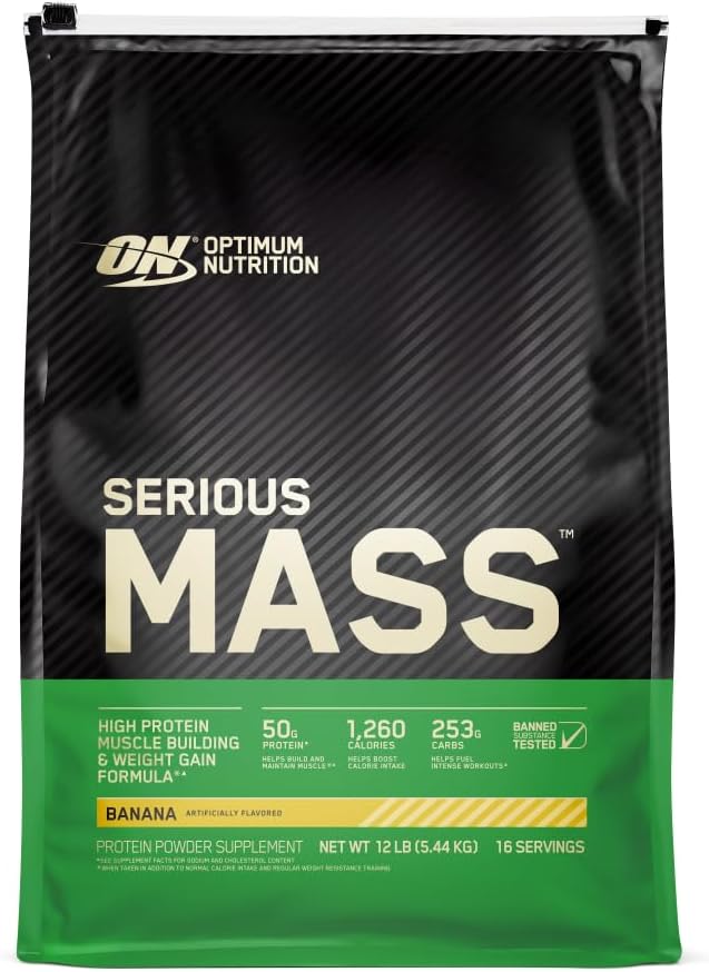 Optimum Nutrition Serious Mass Gainer Proteico 5.45kg - immagine 1