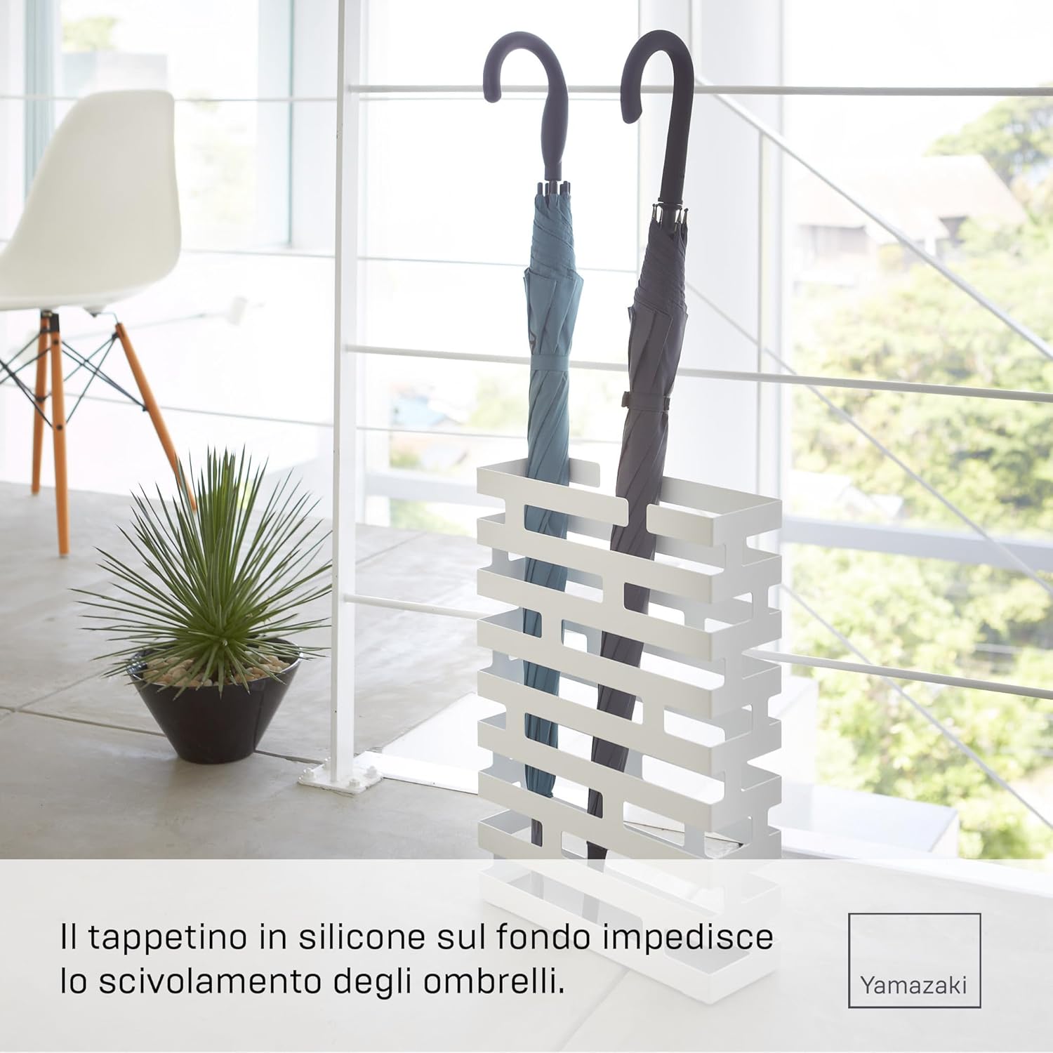 Brick - Portaombrelli L, bianco, Large - immagine 4