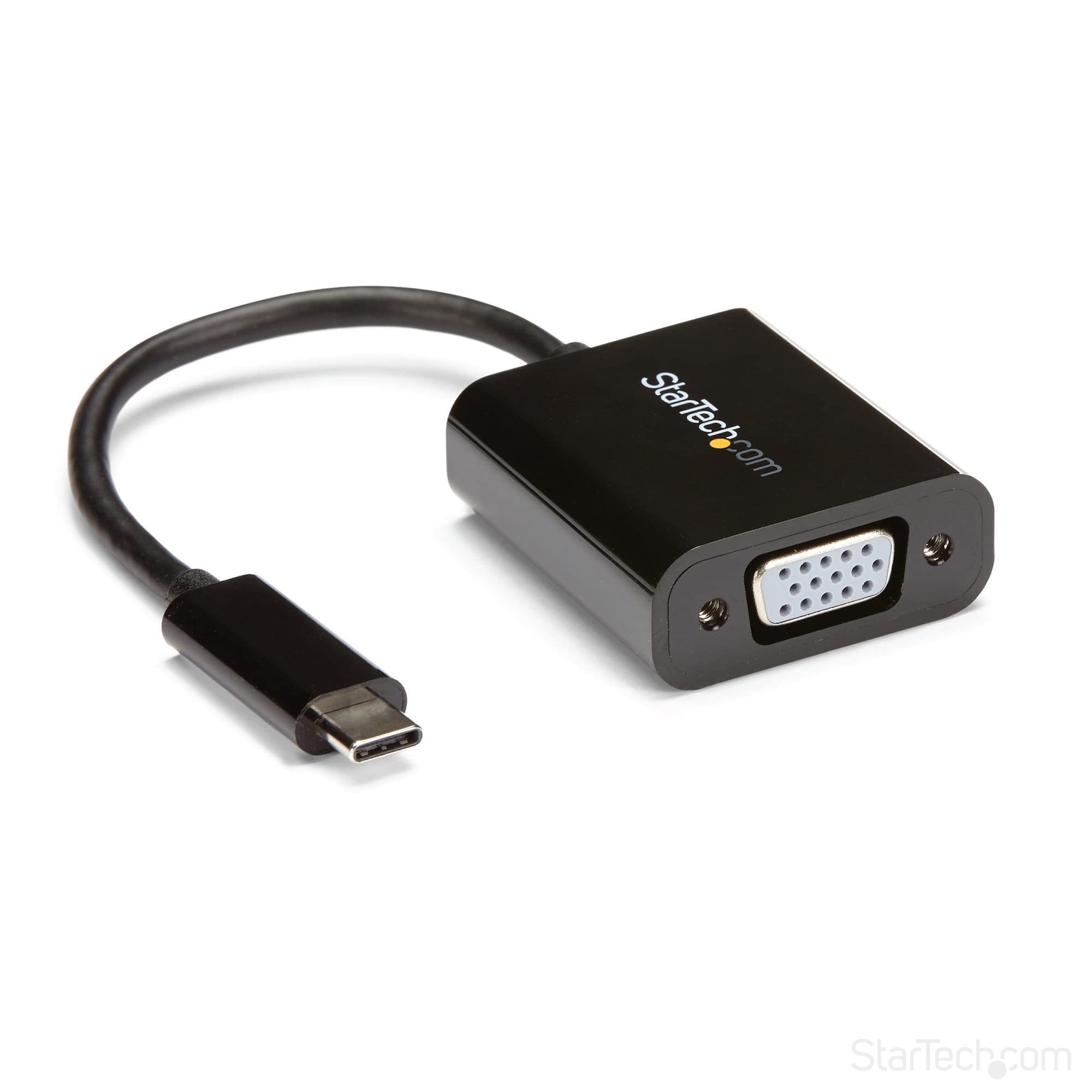 Startech.com Adattatore USB-C a VGA 1080p, Nero