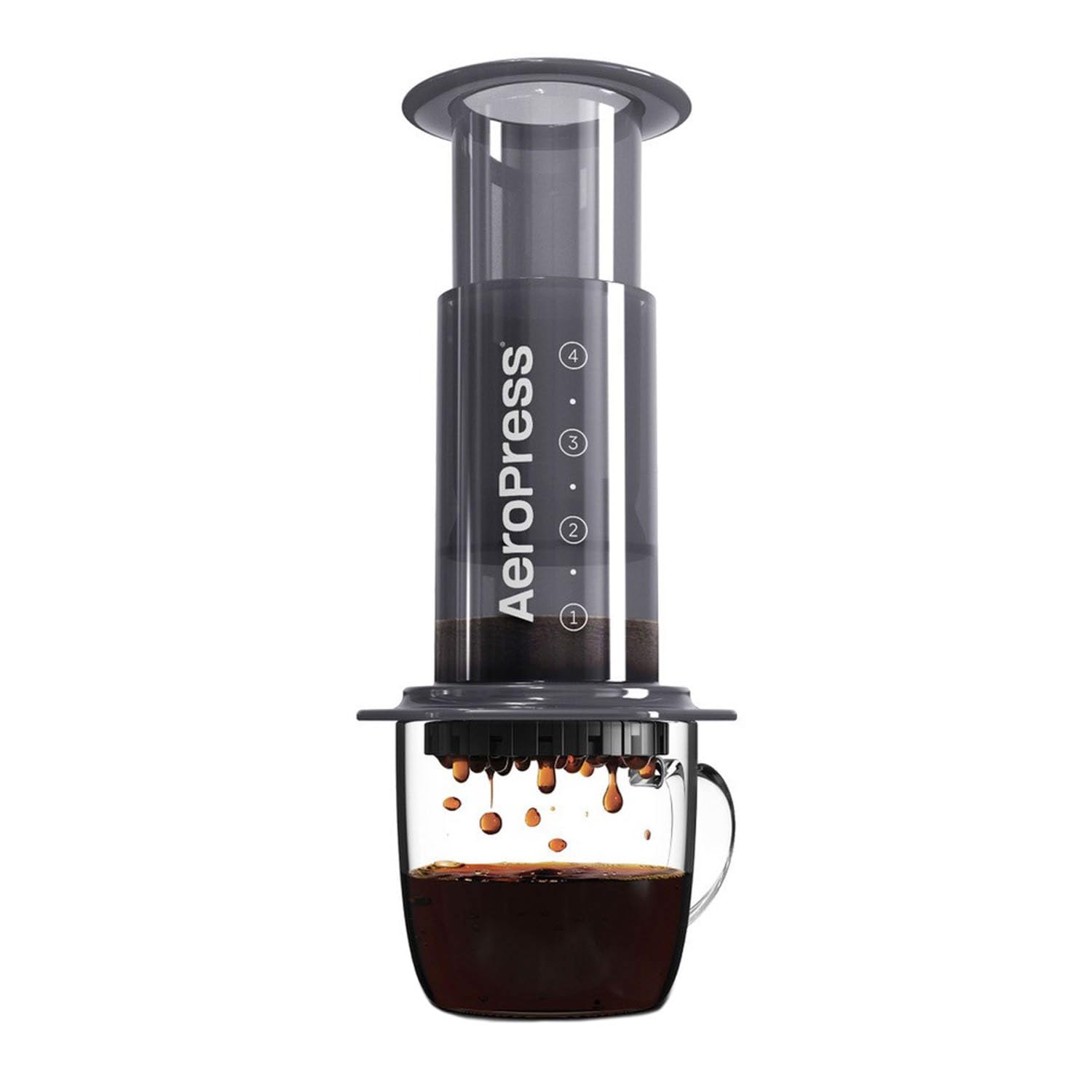 Caffettiera Aerobie AeroPress A80 - 10 once, Nera