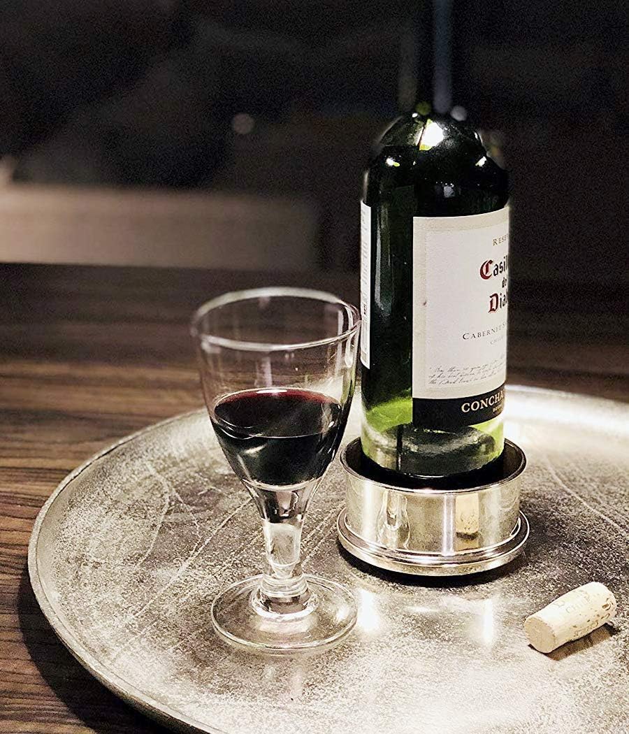 Edzard Sottobottiglia Derby Placcato Argento - immagine 6