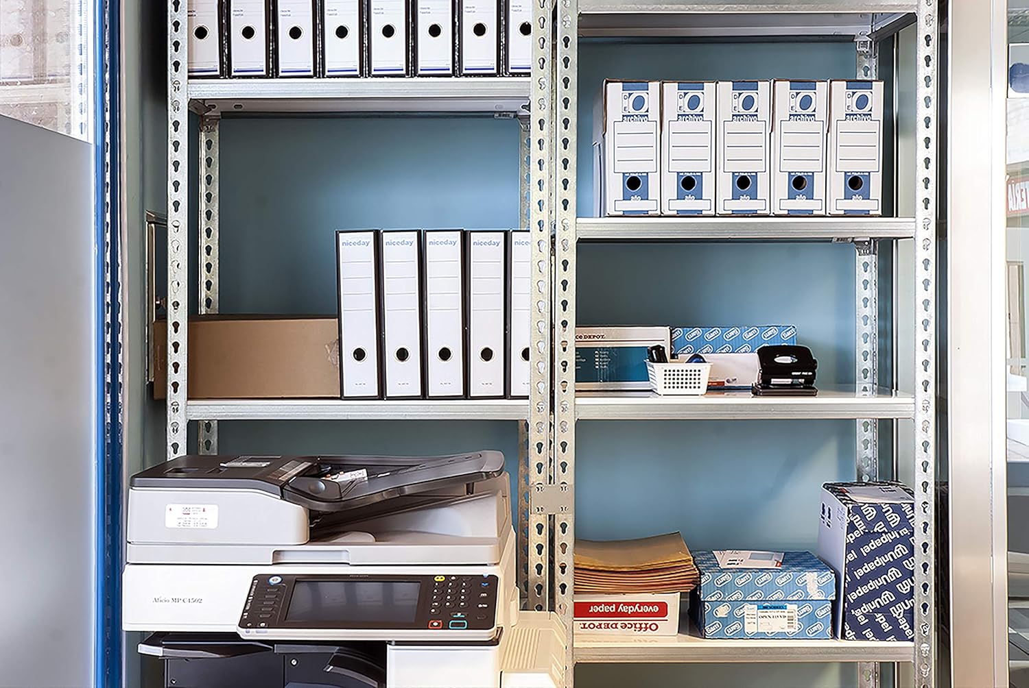 Simon Rack Scaffale Metallo Garage 5 Ripiani 180x90x40cm - immagine 2