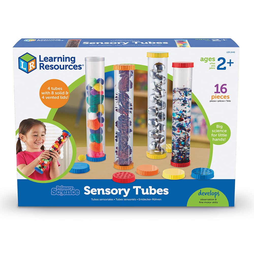 Learning Resources Tubi sensoriali Primary Science (Set da 4)