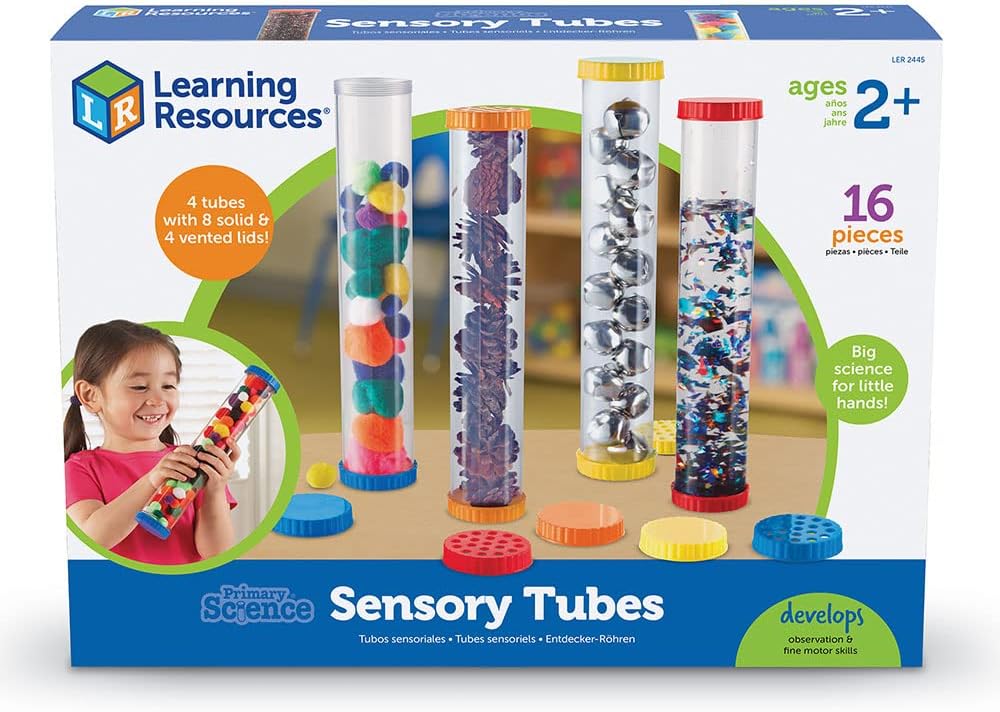 Learning Resources Tubi sensoriali Primary Science (Set da 4) - immagine 1