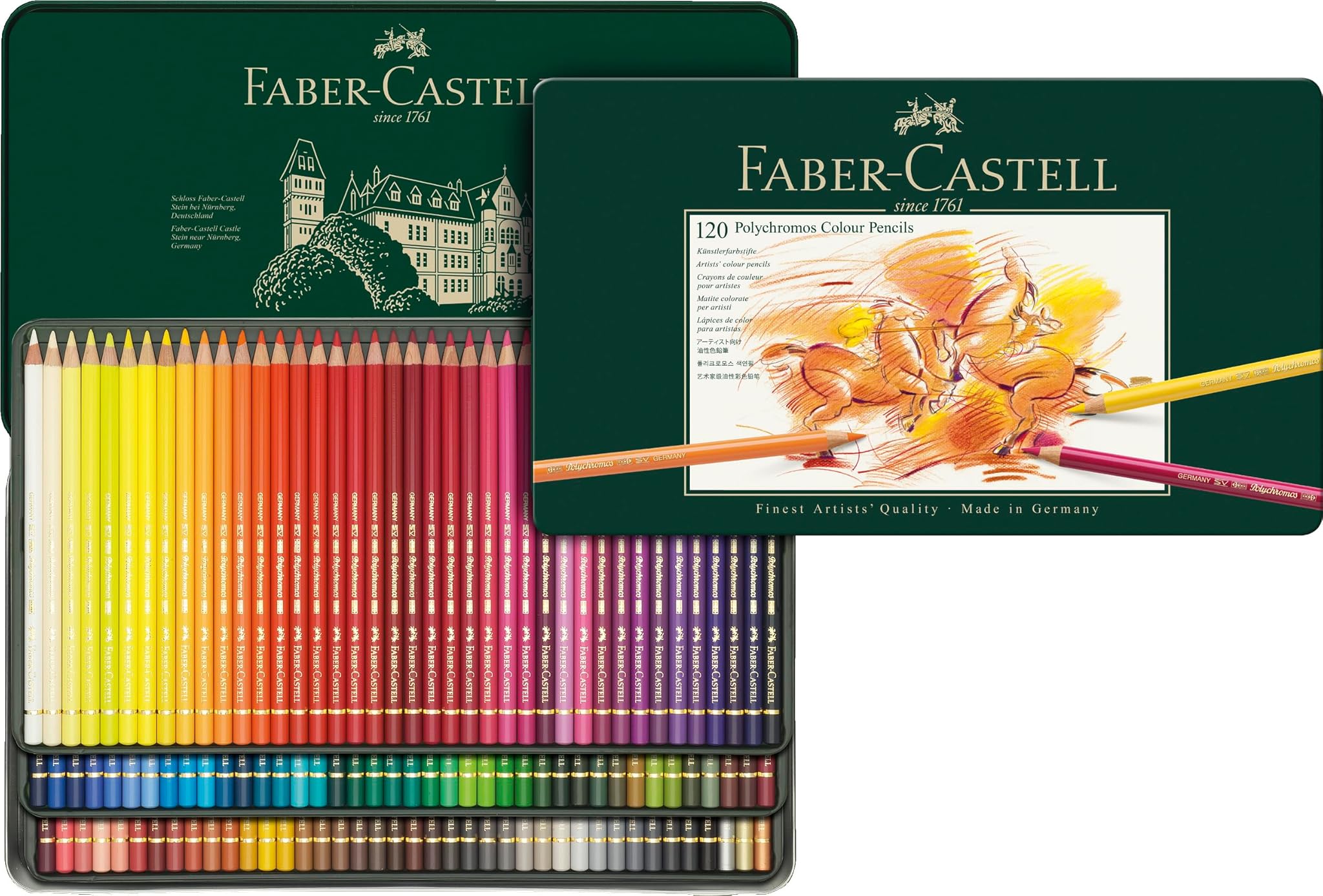 Faber-castell 110011 Matite Colorate Polychromos 120pz