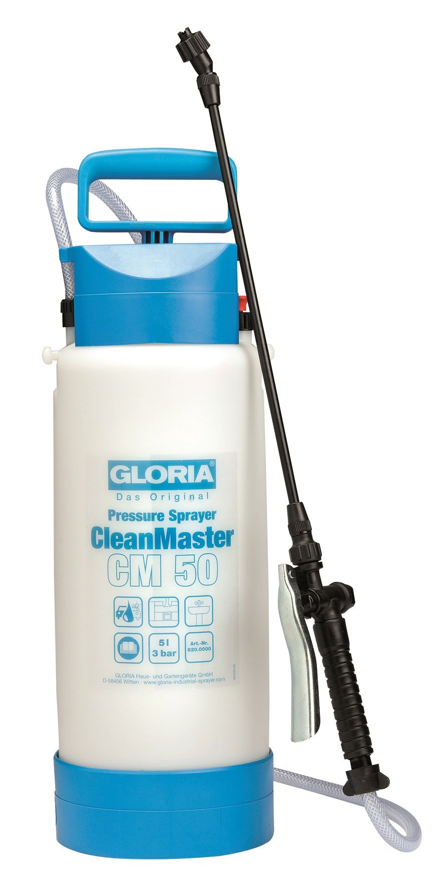 Gloria Cleanmaster - Spruzzatore a Pressione 5 Litri