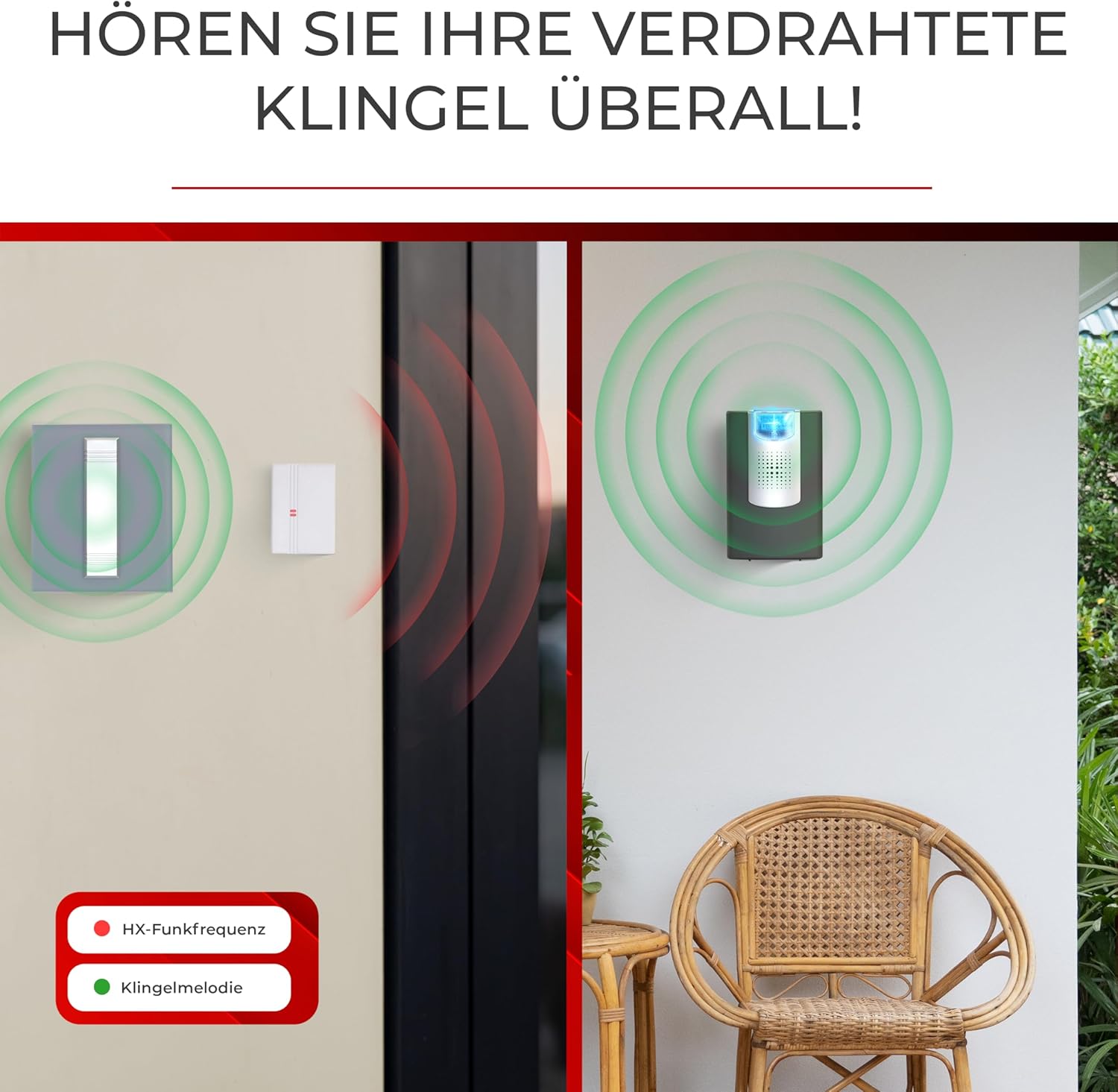 Heidemann HX Action - Campanello Senza Fili 150m - immagine 2