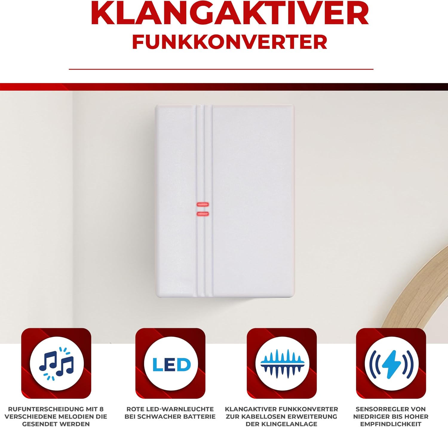 Heidemann HX Action - Campanello Senza Fili 150m - immagine 5