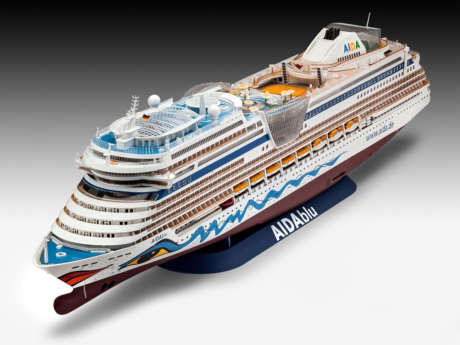 Revell- Aida Kit Modello Nave da Crociera, Multicolore, 05230 - immagine 12