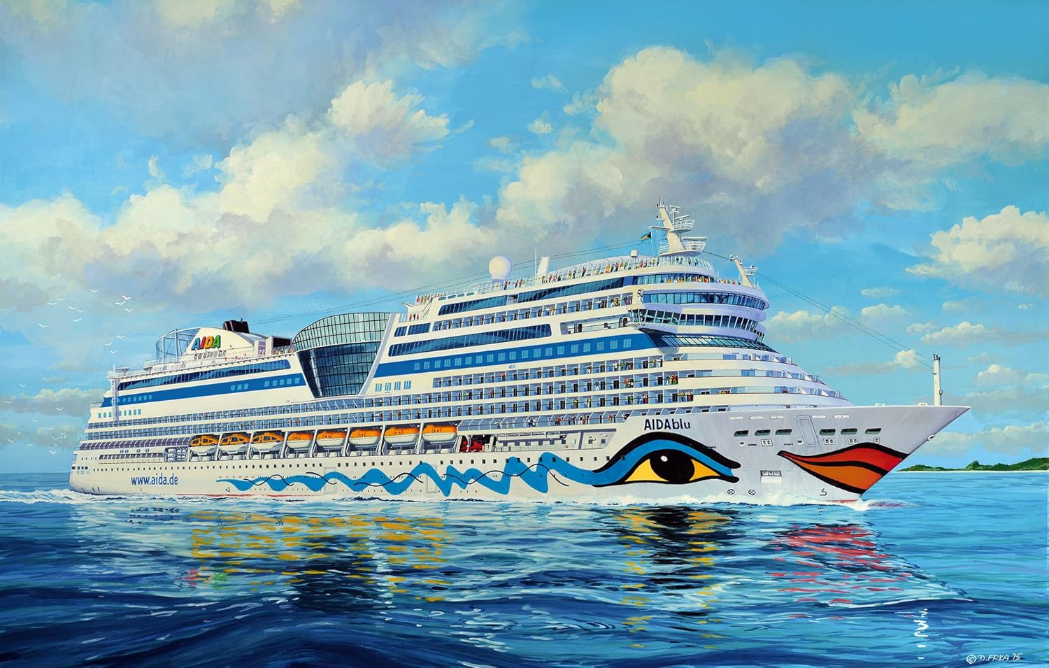 Revell- Aida Kit Modello Nave da Crociera, Multicolore, 05230 - immagine 13