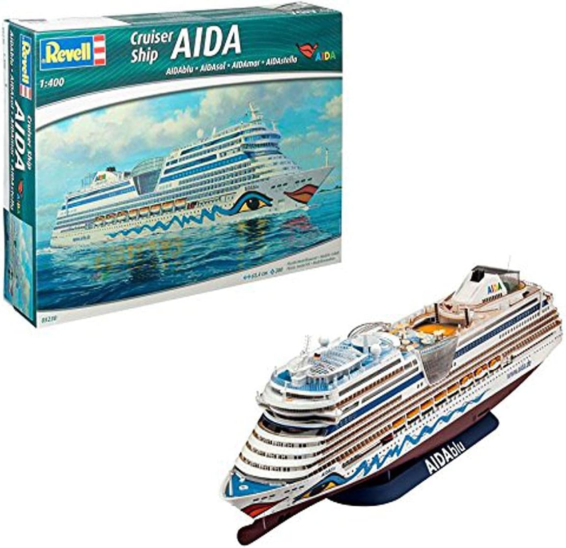 Revell- Aida Kit Modello Nave da Crociera, Multicolore, 05230 - immagine 1