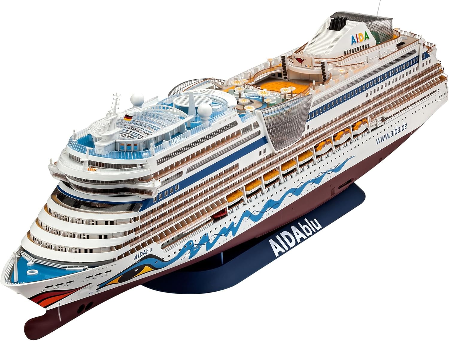 Revell- Aida Kit Modello Nave da Crociera, Multicolore, 05230 - immagine 3