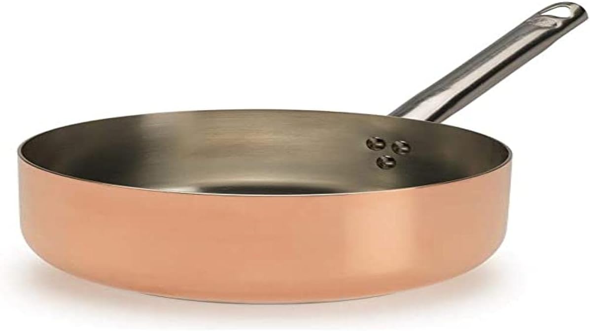 Pentole Agnelli Casseruola Bassa Rame 24cm