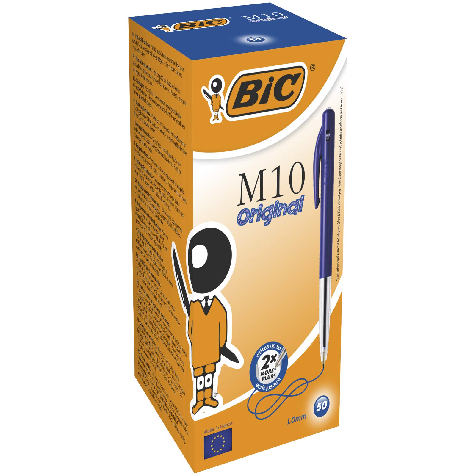 Penne a sfera M10 Bic - blu - 1199190121 (conf.50)