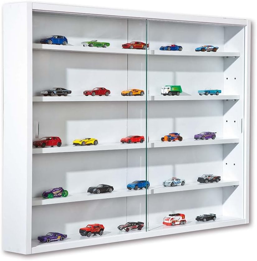 Inter Link Espositore da Parete 4 Ripiani, Bianco - immagine 4