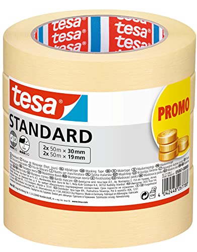 Tesa Nastro per Mascheratura Standard (4 rotoli)