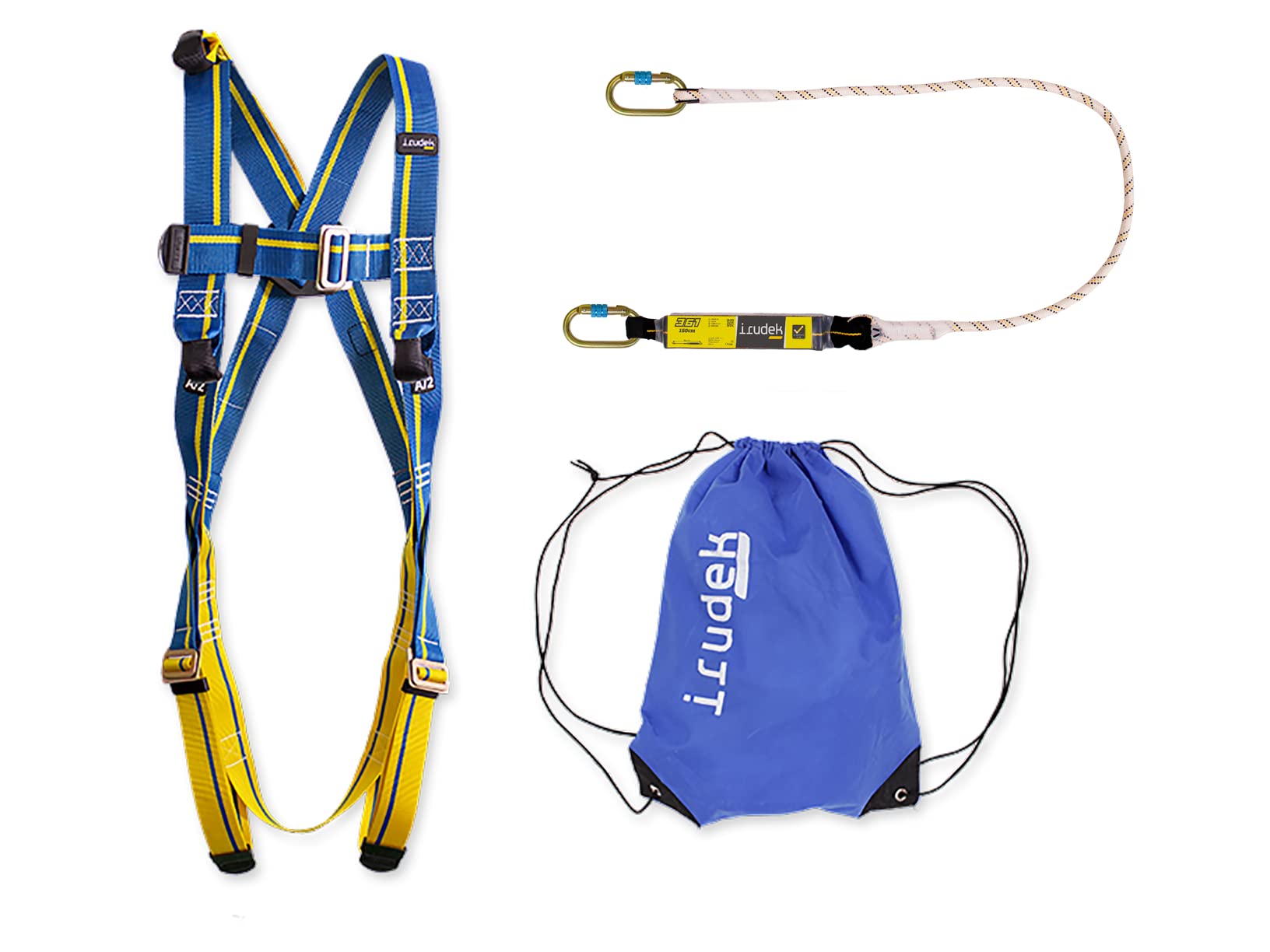 IMBRACATURA DI SICUREZZA ANTICADUTA IRUDEK APENINOS- CINTURA SICUREZZA COMPLETA
