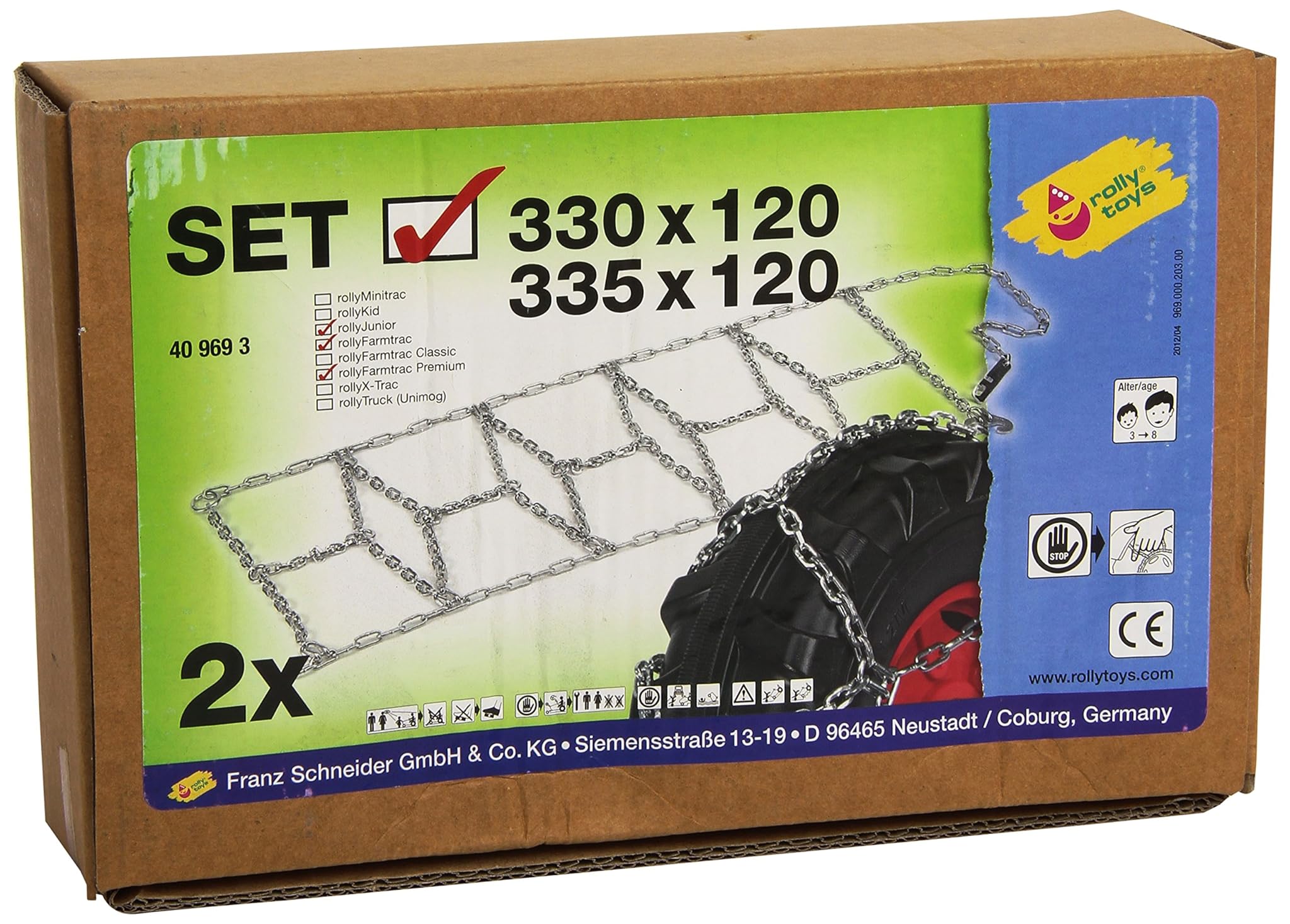 Rolly Toys rollySnowgrip per Trattori a Pedali