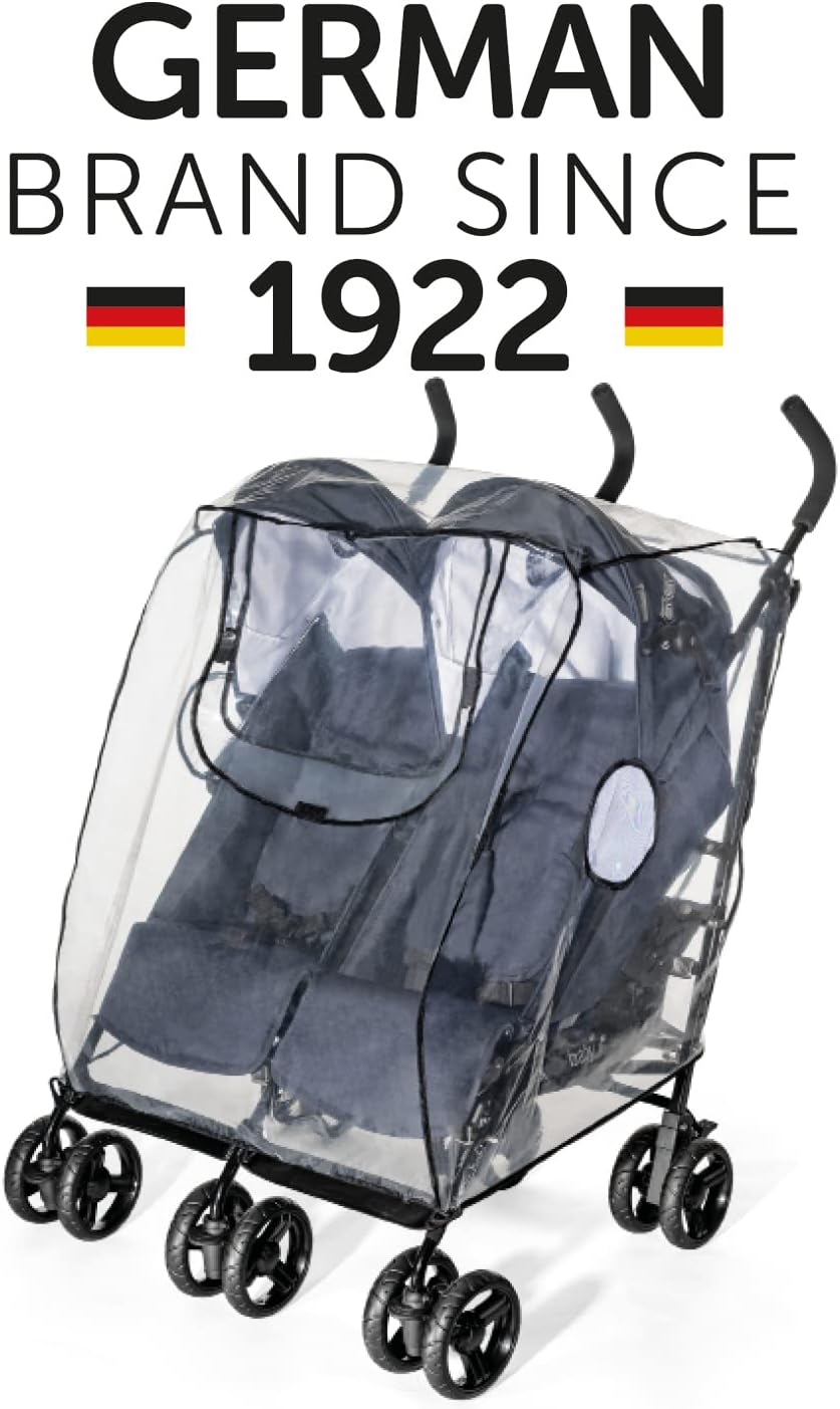 Reer PEVA - Parapioggia per Passeggini Gemellari - immagine 7