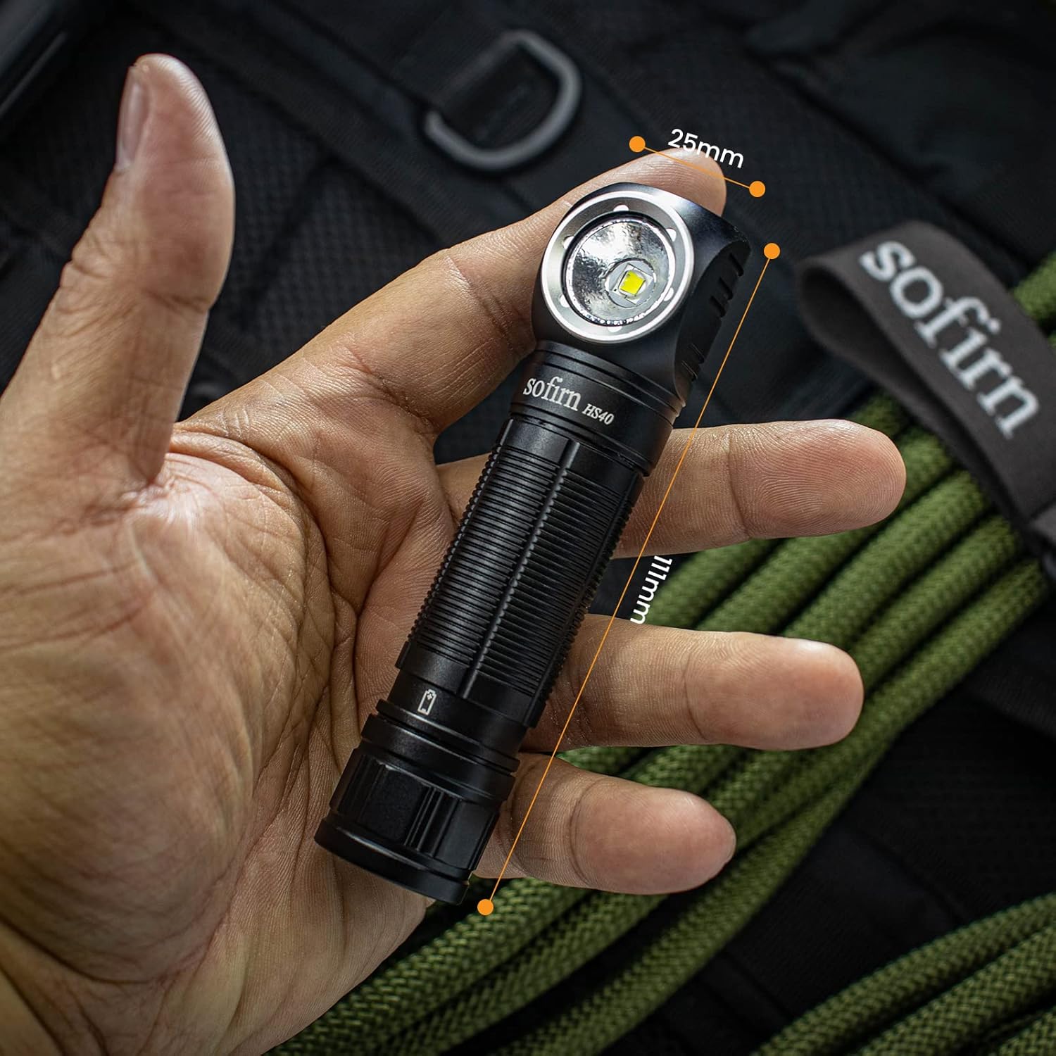sofirn Lampada Frontale HS40 2000 Lumen Ricaricabile - immagine 7