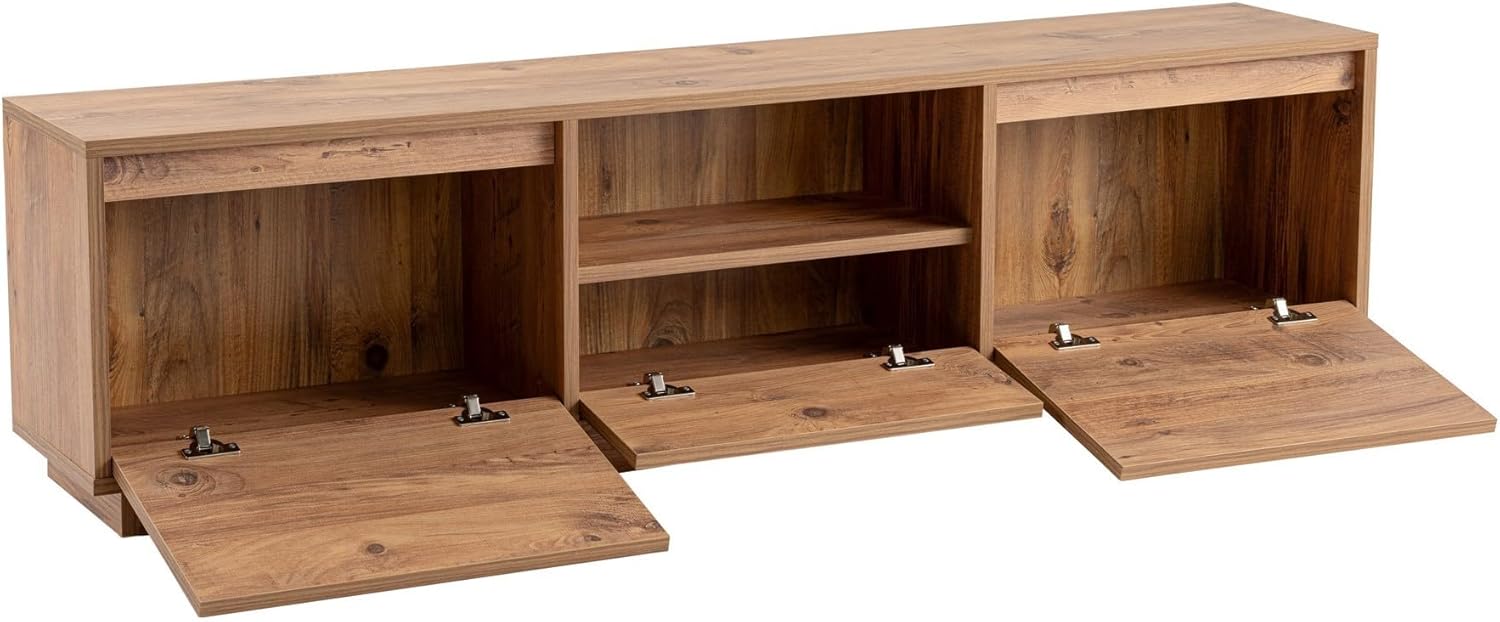 Hanah Home Supporto per TV, melammina, Pino Atlantic, Taglia Unica - immagine 8