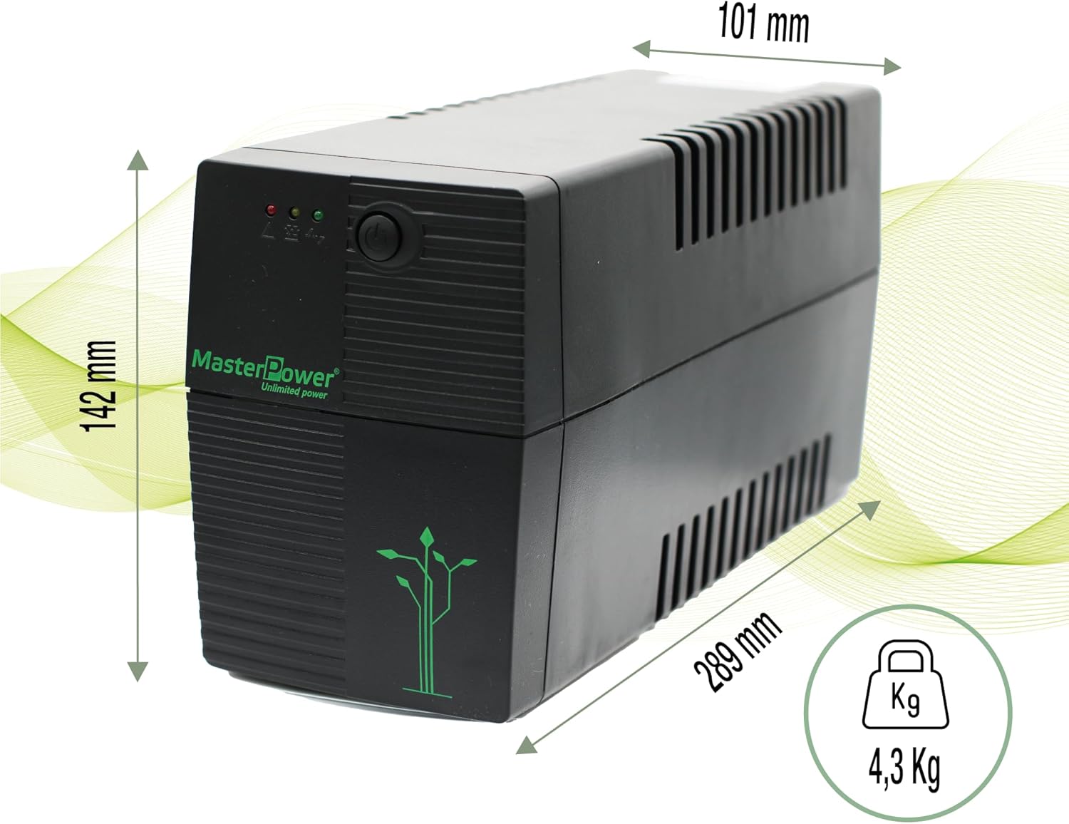 Master Power - Gruppo di Continuità UPS 650 VA - immagine 3