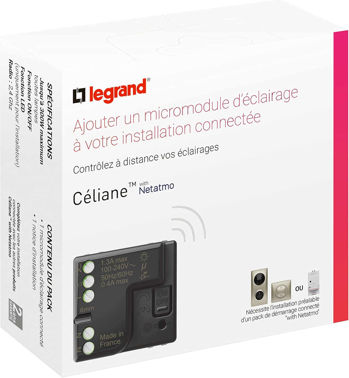 Legrand 0 648 88 Interruttore Micromodulo ON/OFF - immagine 3