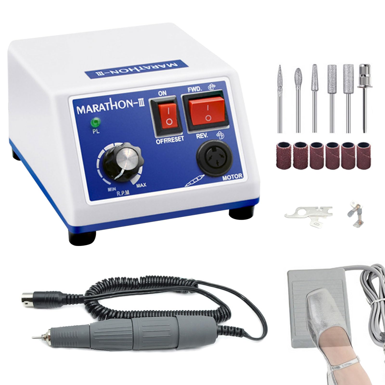 Micromotore Lucidatrice da Laboratorio 65W 35.000 Giri/Min