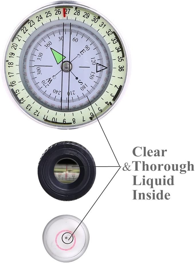 Sportneer Compasso Militare da Marcia Professionale - immagine 3