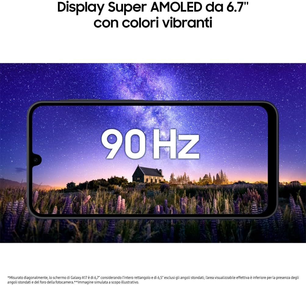 Samsung Galaxy A17 5G - Smartphone 4GB RAM 128GB, Black - immagine 4