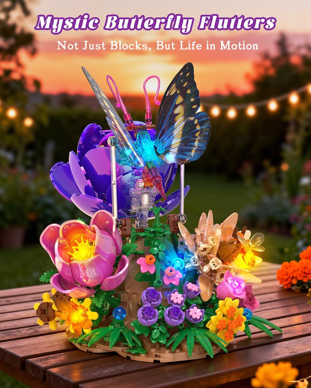 JMBricklayer Butterfly Effect - Set di mattoncini Mystic Flutter 10002 - immagine 2