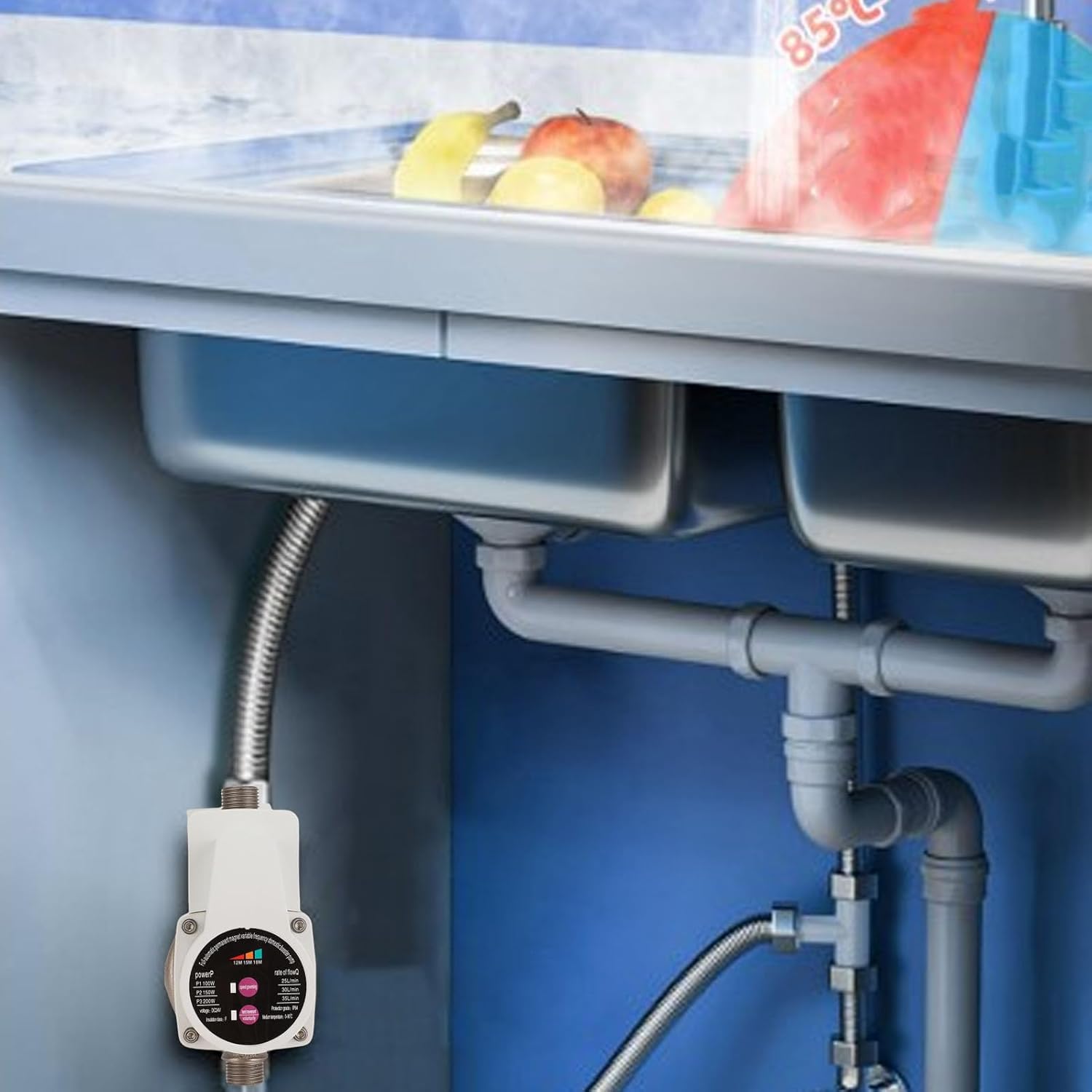 Sxhlseller Pompa Booster Pressione Acqua Automatica - immagine 2