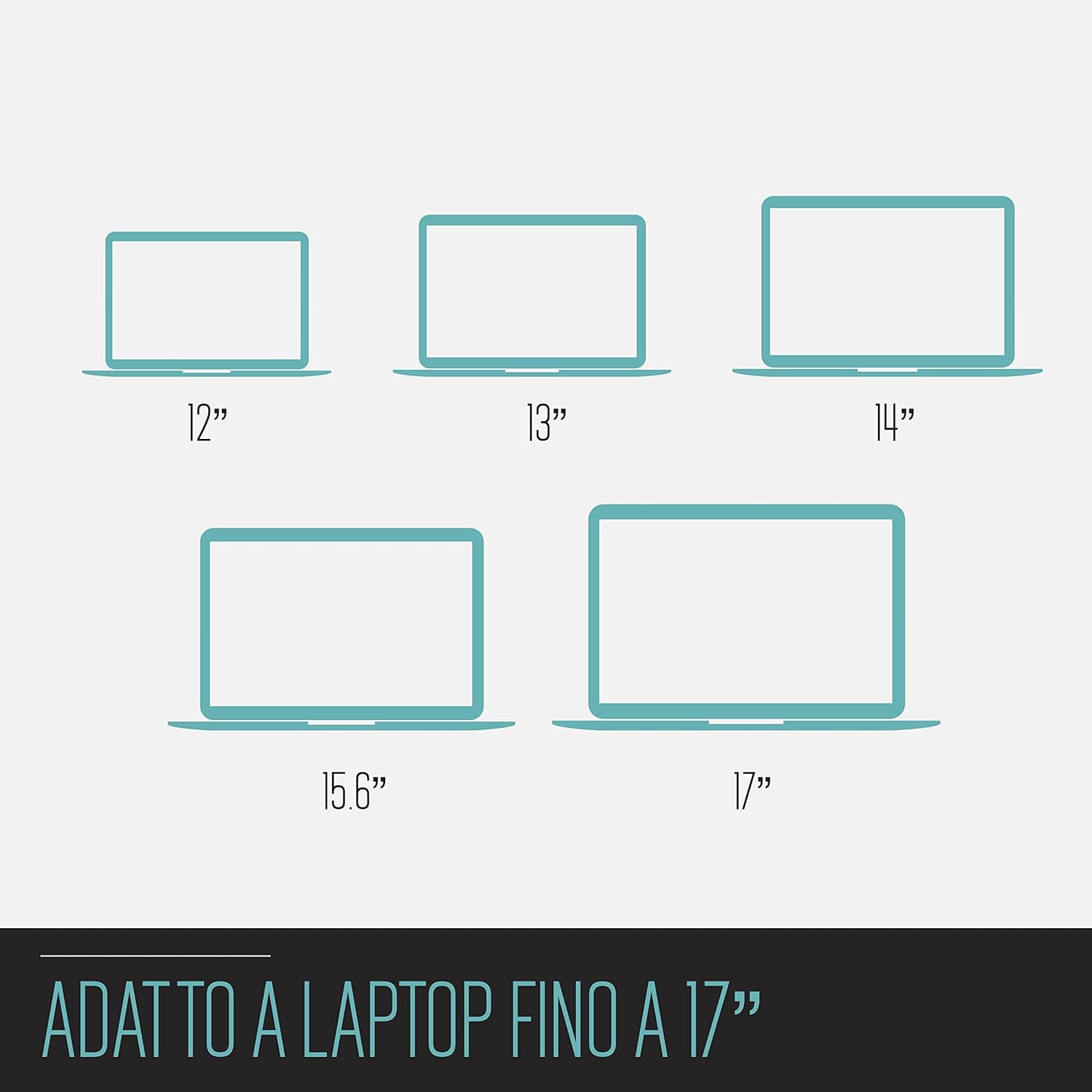 Ewent EW1259 Supporto Raffreddamento Notebook 15.6"/17" - immagine 5