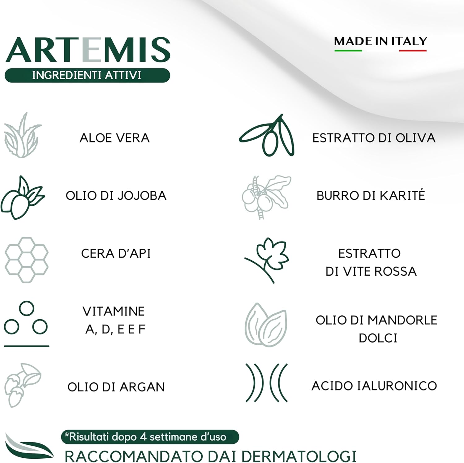 Vovees ARTEMIS Crema Viso Antirughe 50ml - immagine 2