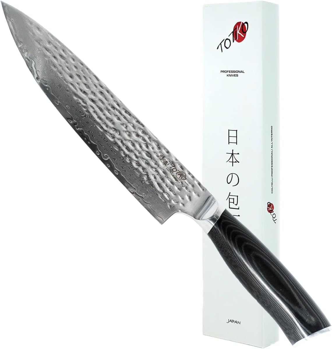 Chef Knife Professionale in Acciaio Damasco 20cm