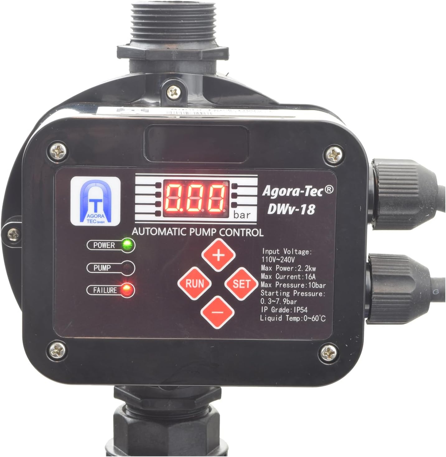 Agora-tec® Interruttore di Controllo Pompa Flusso AT-DWv-18