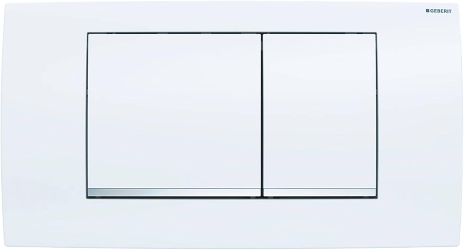 Geberit 115.899.KJ.1 Placca di Comando Twinline, Bianco - immagine 1