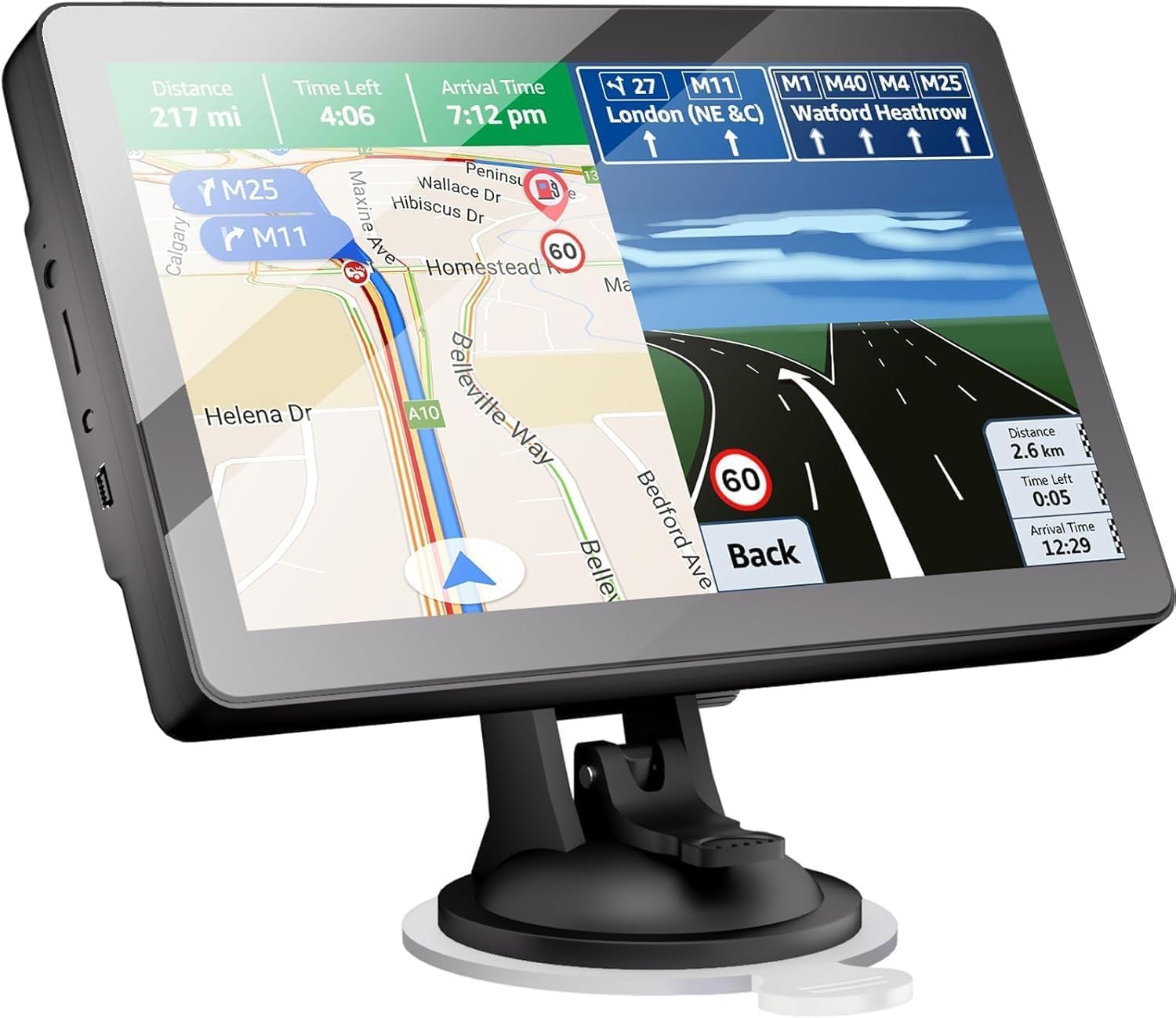 Navigatore Satellitare GPS 9 Pollici Touchscreen 8GB+256MB