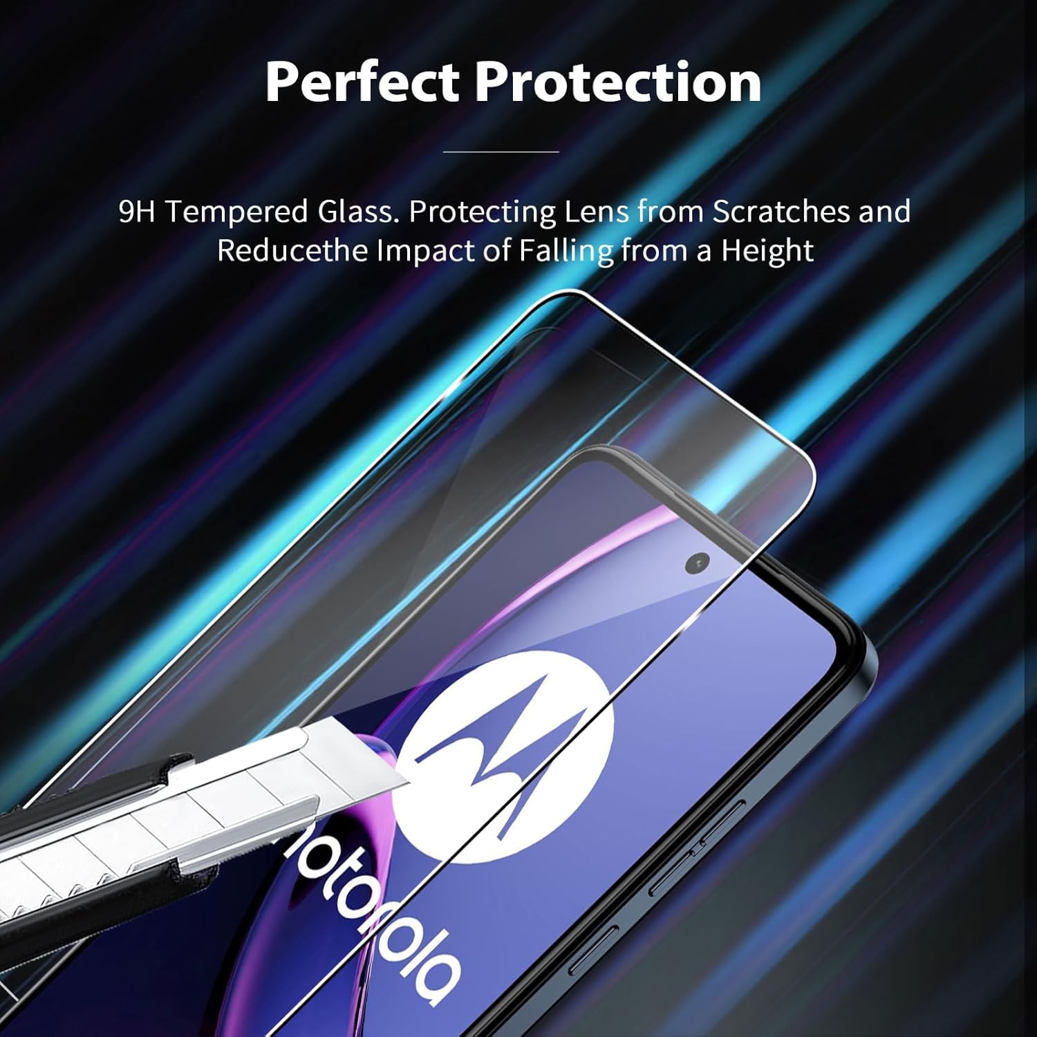 Qulloo Pellicola Vetro Temperato per Motorola Moto G84 5G - immagine 2